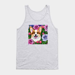 Happy Corgi Tank Top